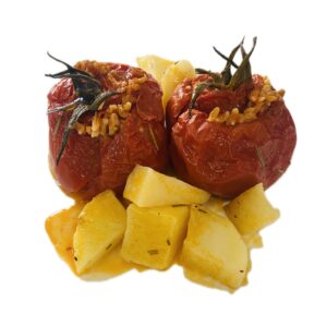 Pomodori al riso con patate